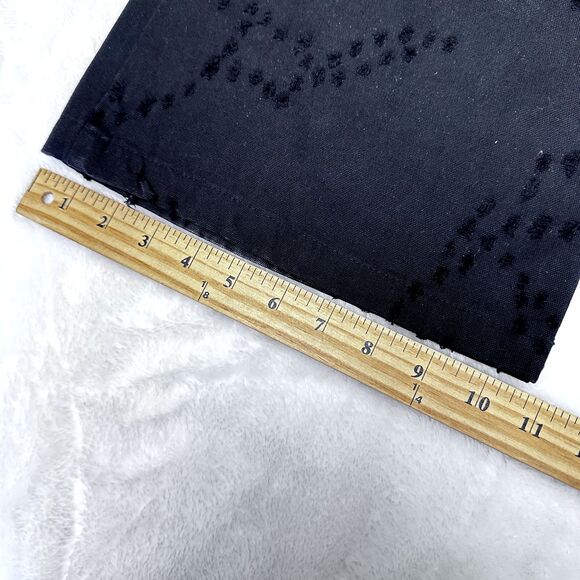 Messori Men's Cool Jeans Black Embroidered Distressed Cotton Jeans Pants SZ 40 - Picture 11 of 14